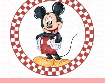 Disneyworld PNG, download digital do Mickey Mouse, viagem em família na Disney, arte de férias mágicas, download instantâneo