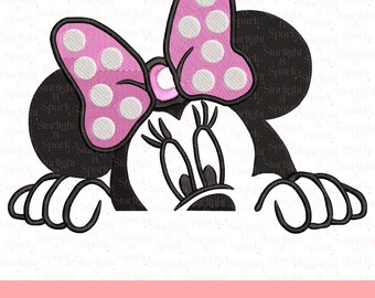 Minnie Mouse PNG, Cute Clipart for Birthday, Digital Download, Sublimation Designs, Kids Craft, Instant Art