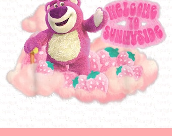 Disney Lotso PNG, Toy Story Clipart, Digital Download, Birthday Party Decor, Instant Download, Kids Art