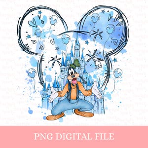 Disney Goofy PNG, Max Roxanne Powerline Digital Download, Retro 90s Goofy Movie Art, Instant Download Clipart