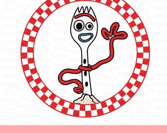 Forky PNG Digital Download, Toy Story Clipart, Funny Forky Sublimation, Cricut Files, Instant Download Art