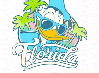 Disney Donald Duck PNG, Cute Cartoon Clipart, Digital Download for Kids, Sublimation Art, Fun Duck Design