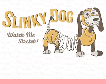 Disney Slinky PNG, téléchargement numérique Toy Story, dessins de Noël et Halloween, art imprimable amusant pour les enfants