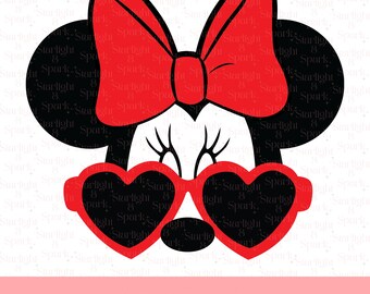 Minnie Mouse PNG, Cute Clipart for Birthday, Digital Download, Sublimation Designs, Kids Craft, Instant Art