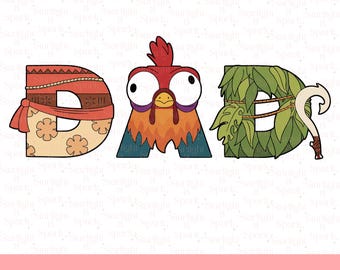 Disney Hei Hei PNG, Moana Charaktere Digitaler Download, Sofortiger Download Clipart, Sublimationskunst für Geschenke