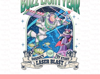 Buzz Lightyear PNG, Toy Story Clipart, Instant Download, Digital File, Sublimation Art, Character Design