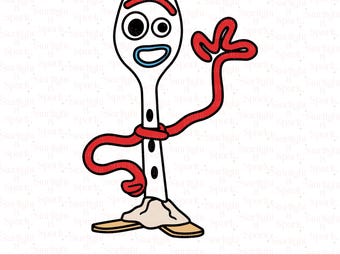 Forky PNG Digital Download, Toy Story Clipart, Funny Forky Sublimation, Cricut Files, Instant Download Art