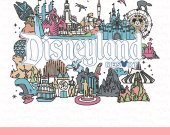 Disneyland PNG, Magical Family Trip Designs, Custom Mickey Mouse Art, Digital Download for Disney Lovers