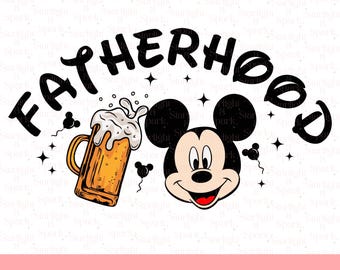 Disney Fathers Day PNG, Funny Dad Clipart, Digital Download Gift, Family Matching Design for Dad