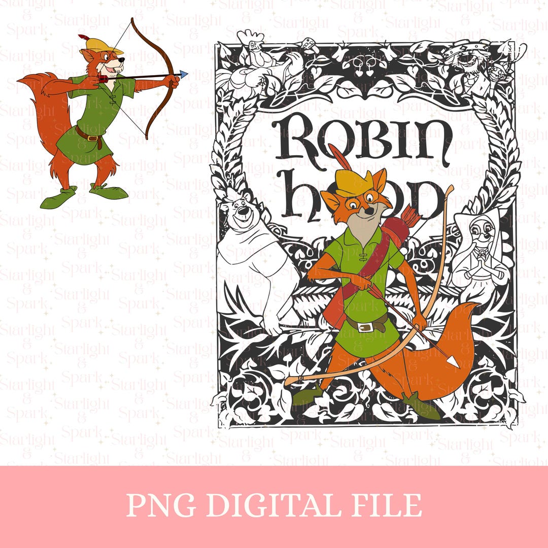 Robin Hood PNG Clipart, Digital Download, High Quality SVG Files ...