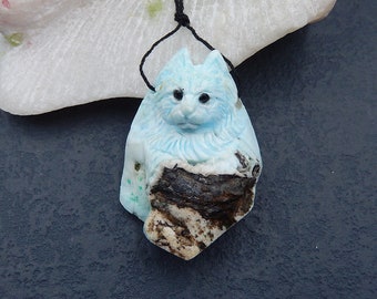 Collana Uomo Dente Di Lupo Pendente Dente Di Lupo In Ossidiana Nera - Collana Uomo/Donna Con Laccio Pelle O Acciaio Tormalina Nera - Foto 4