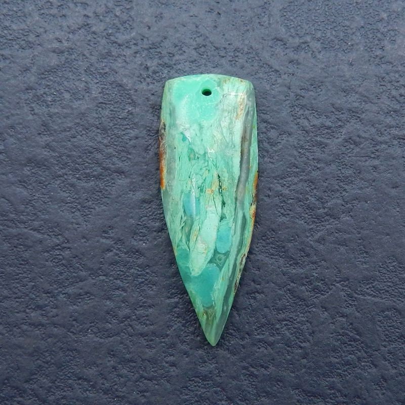 53x35x6mm New Arrival Natural Chrysocolla Drilled Pendant Bead Popular Pendant For DIY Making 18.2g AB2568
