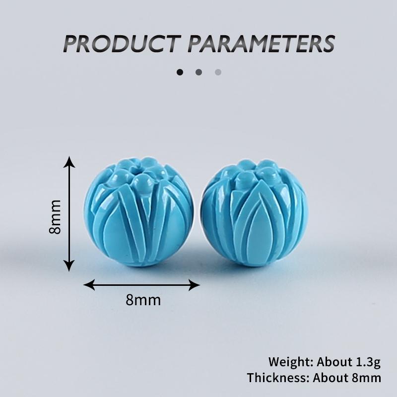 Orecchini In Perle E Pasta Di Turchese - Della Rovere - Foto 8