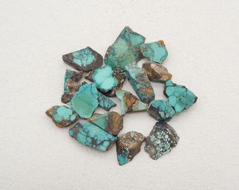 Beautiful Nugget (Rough Sides) Natural Turquoise Raw Material Loose Stone, Turquoise Gemstone Design, Turquoise Wholesale, 43g - SS3898