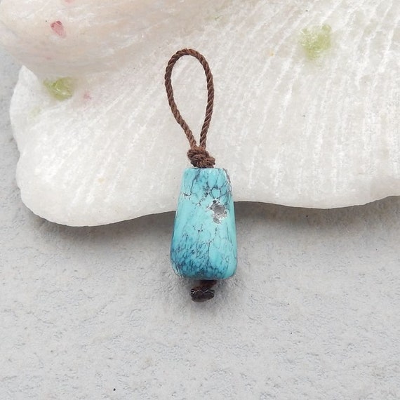 Buy Natural Turquoise Gemstone Pendant Bead, Unique Turquoise Bead