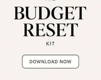 Budget Reset Kit – Printable Emergency Budget, 30 dollars/Day Survival Planner, Bill Tracker, Debt Snowball, Financial Journal PDF