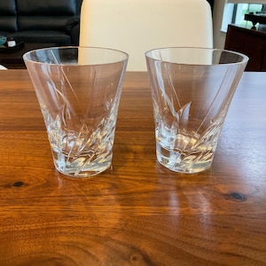 Rosenthal DOF Estelle Pattern Double Old Fashioned Rosenthal Crystal Barware Gift for Wedding Crystal Glass Germany Rosenthal Heavy Crystal