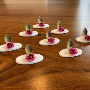 Vintage Floral Placecard Holders for Name Card Holder for Seating Card Holder for Table Number Holder for Wedding Rose Place card Holder