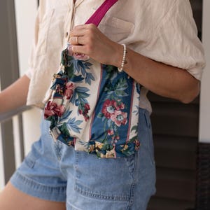 Floral Ruffle Purse