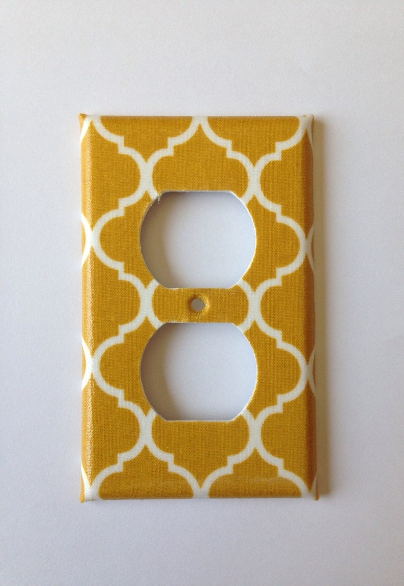 Gold Quatrefoil Single Light Switch Plate Cover/ Moroccan Etsy