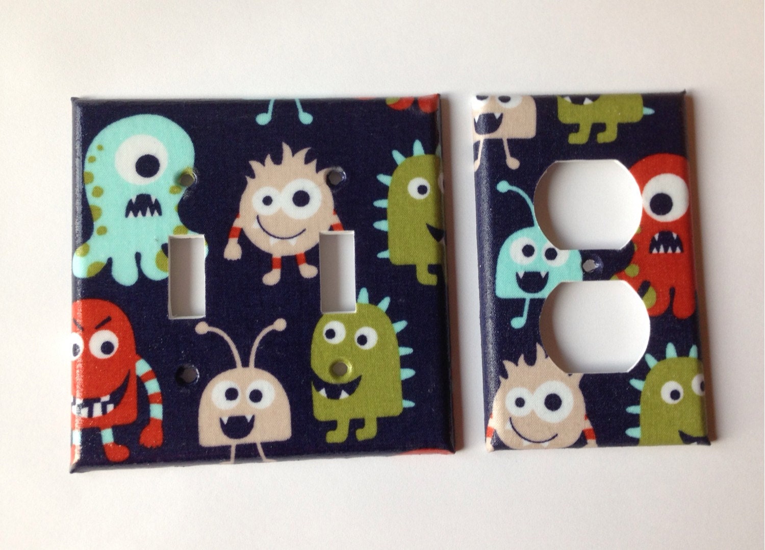 Monster Light Switch Plate / Monster Outlet Cover / Monster Etsy