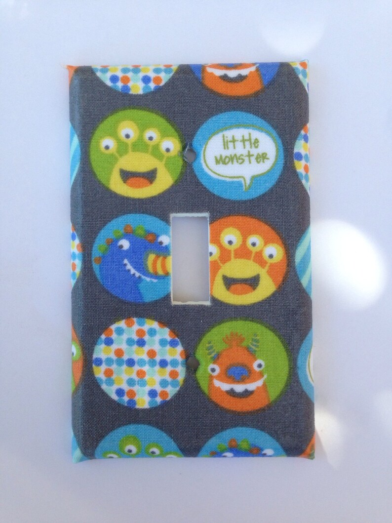 Monster Light Switch Cover / Monster Outlet Cover / Monster Etsy