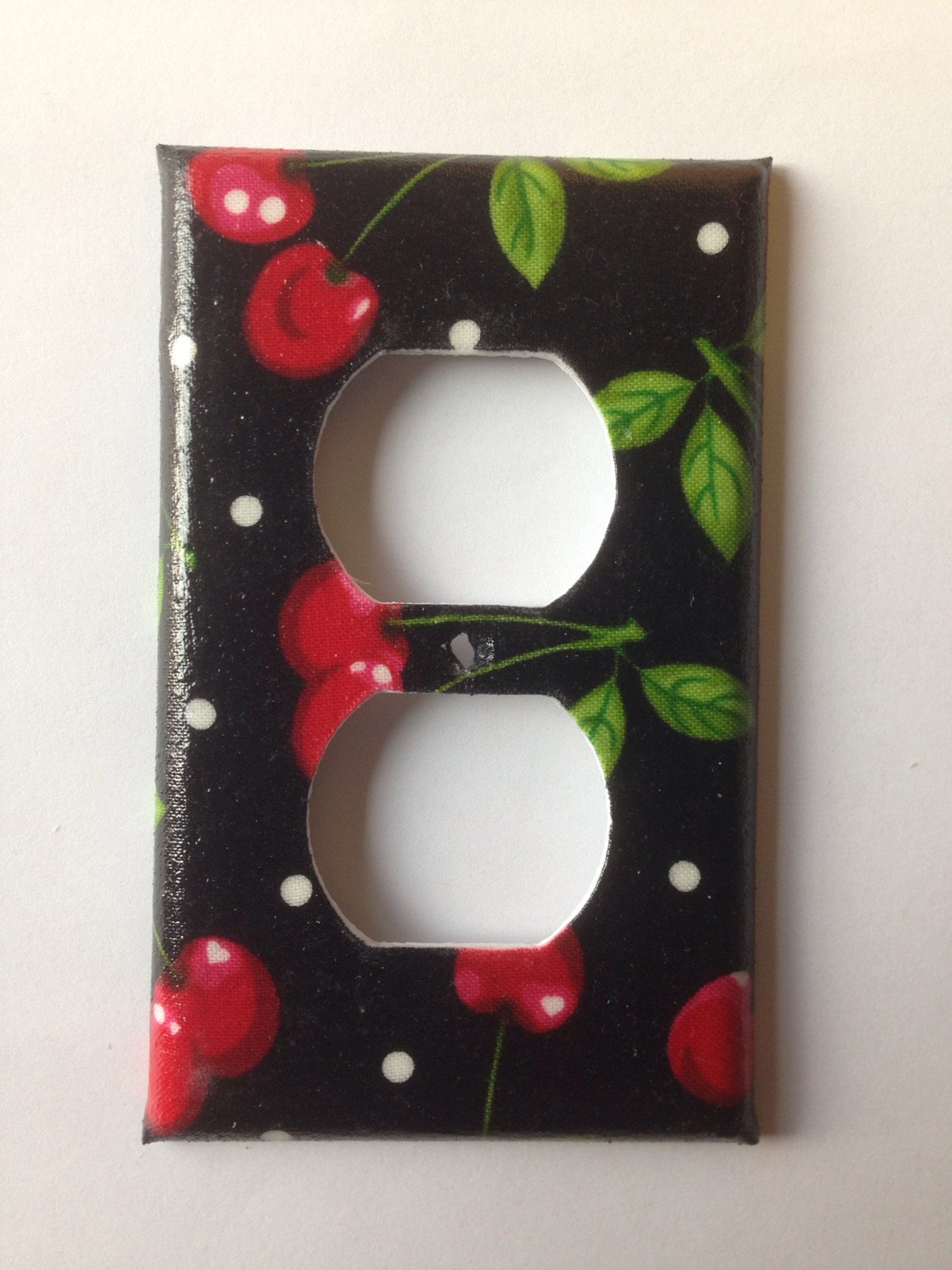 Cherries Single Light Switch Plate Set/ Pin up Decor/ Kitchen Etsy