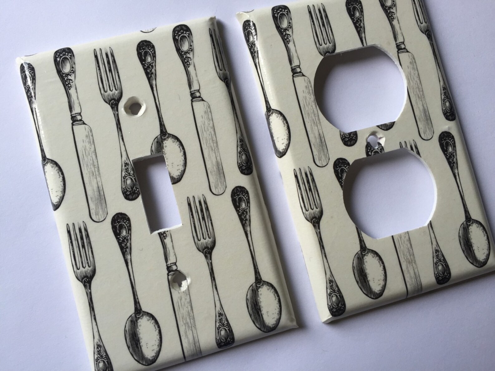 Kitchen Decor Light Switch Plate / Retro Vintage Single Light Etsy