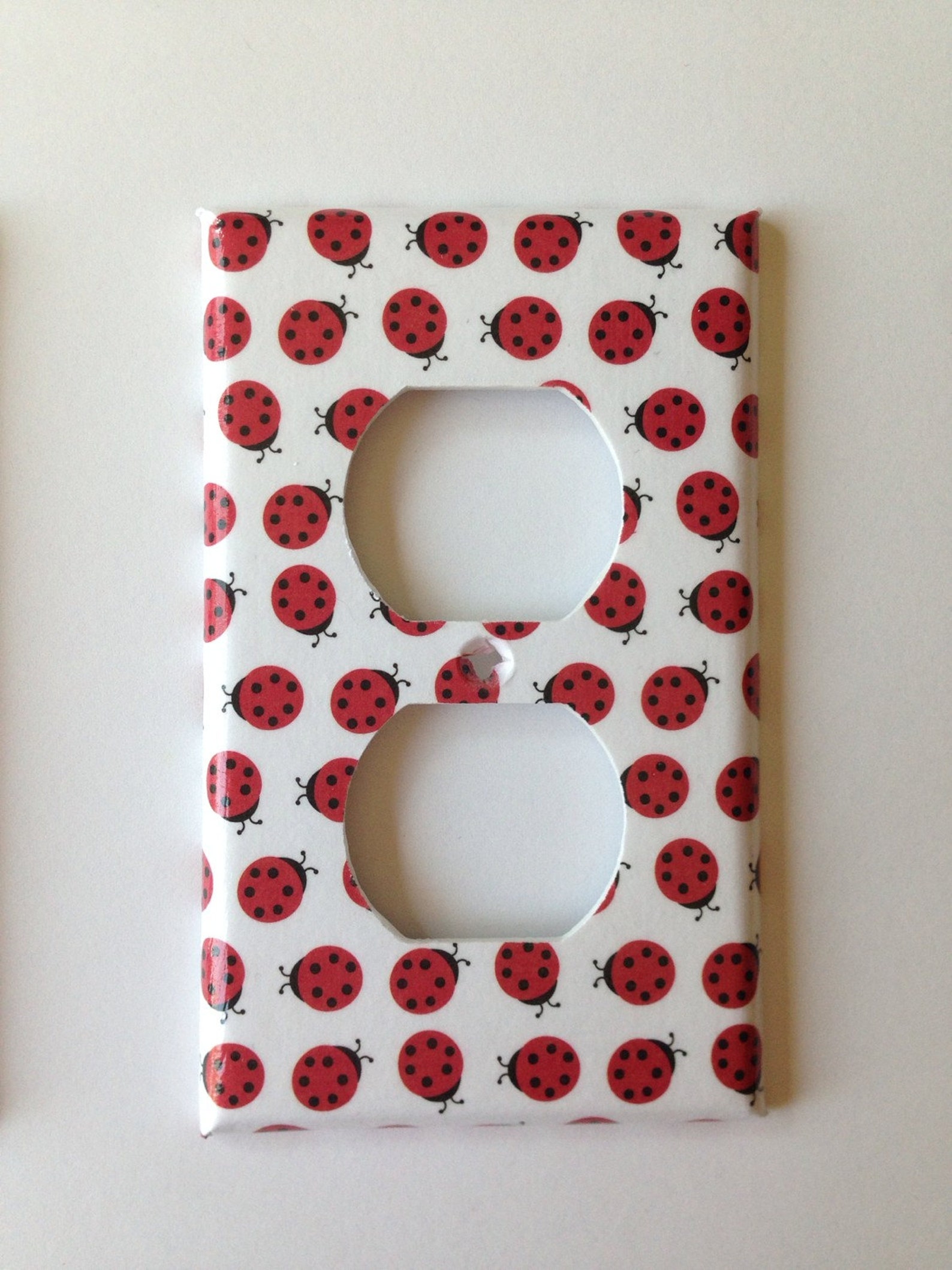 Ladybug Single Light Switch Plate Cover / Ladybug Decor / | Etsy