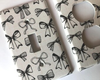 Coquette Bows Light Switch Plate Cover Cottagecore