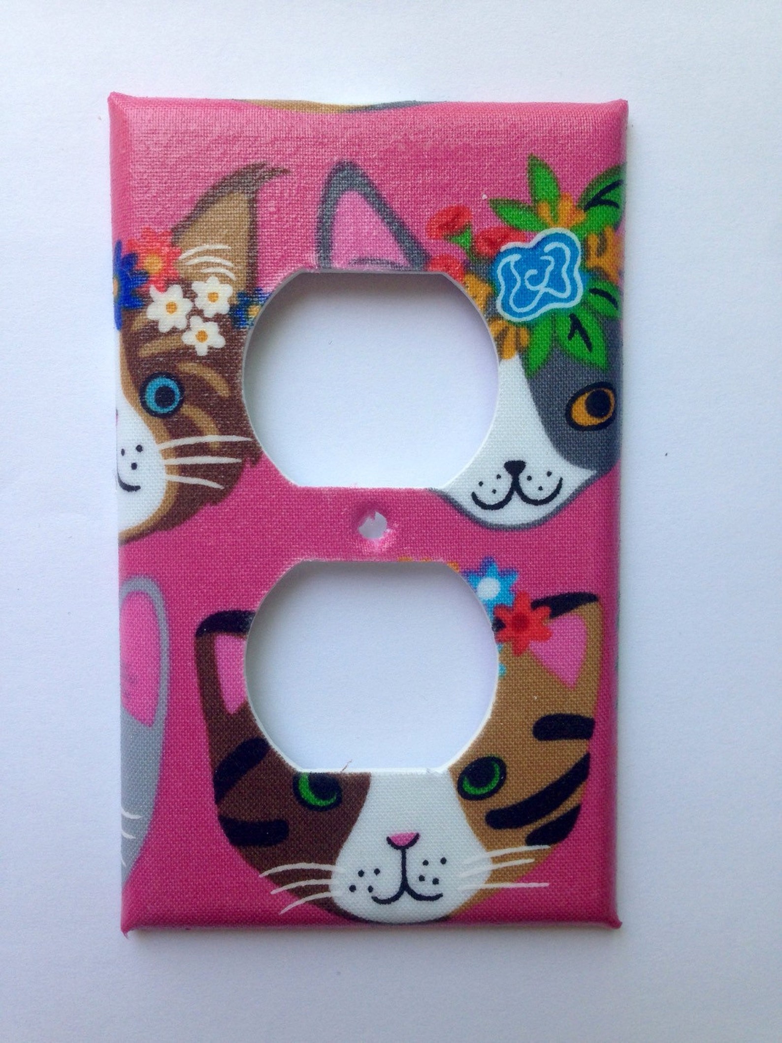 Cat Light Switch Plate Cover / Vintage Kittens Single Switch Etsy