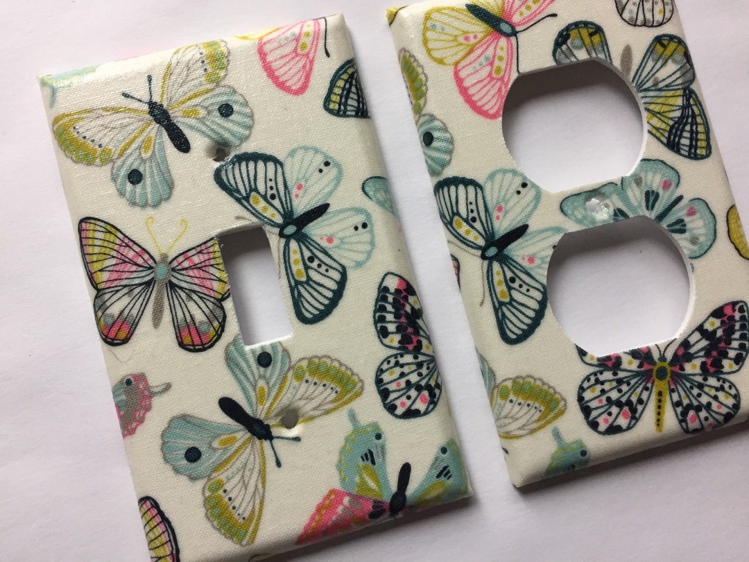 Butterfly Light Switch Plate / Butterflies Light Switch Cover ...