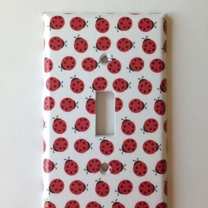 Ladybug Single Light Switch Plate Cover / Ladybug Decor / Ladybug ...