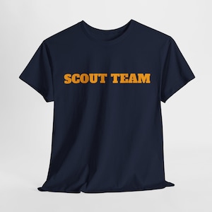 Scout Team T-shirt - Maize or Navy - Michigan football game tailgate
