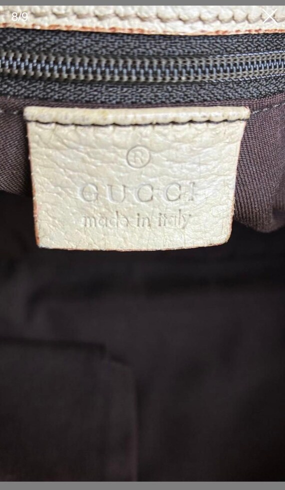 Authentic GUCCI Eclipse Messenger Bag GG Canvas S… - image 10