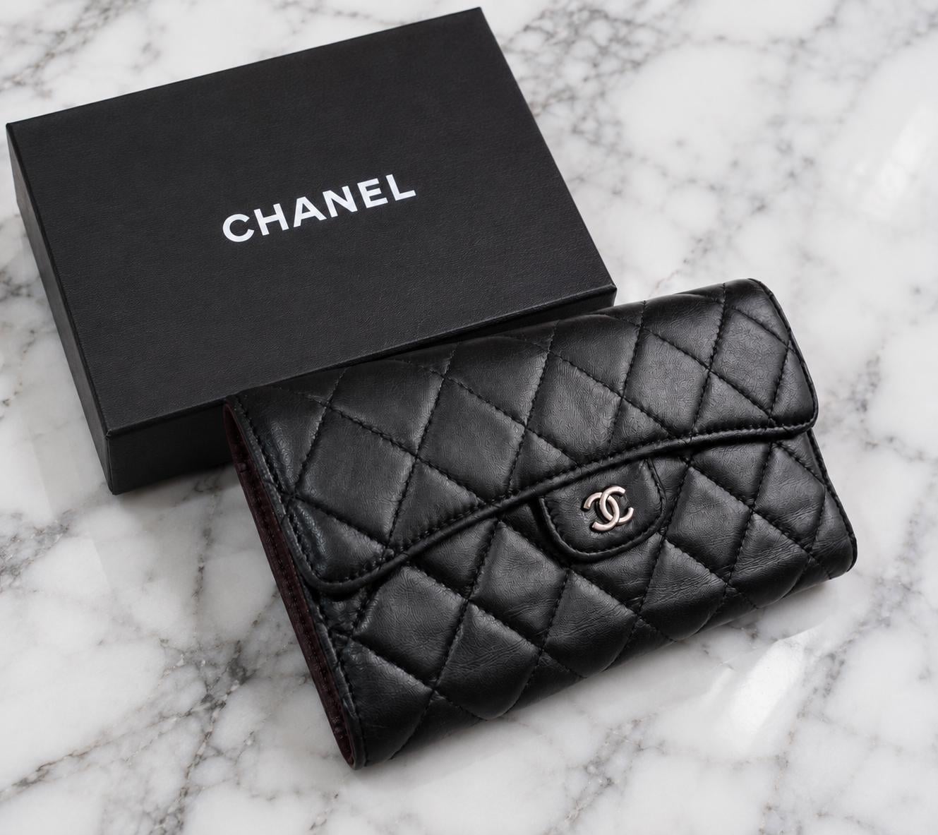 Vintage Chanel Bag Lamb Skin - Etsy