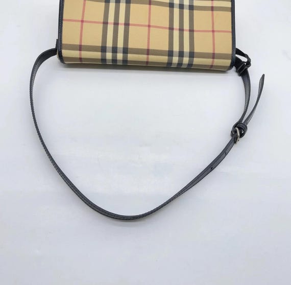 Authentic  BURBERRY Nova Check Pattern PVC Leathe… - image 5