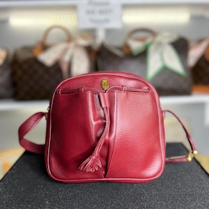 Authentic Vintage Cartier Leather Crossbody Bag