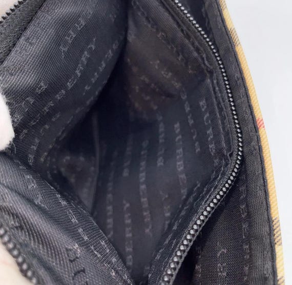 Authentic  BURBERRY Nova Check Pattern PVC Leathe… - image 10