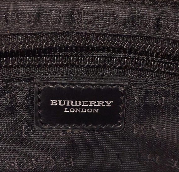 Authentic  BURBERRY Nova Check Pattern PVC Leathe… - image 11