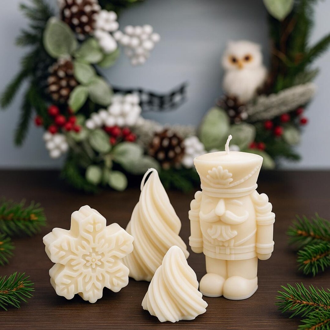 Handmade Christmas Candle Gift Set | Soy Holiday Candles | Christmas ...