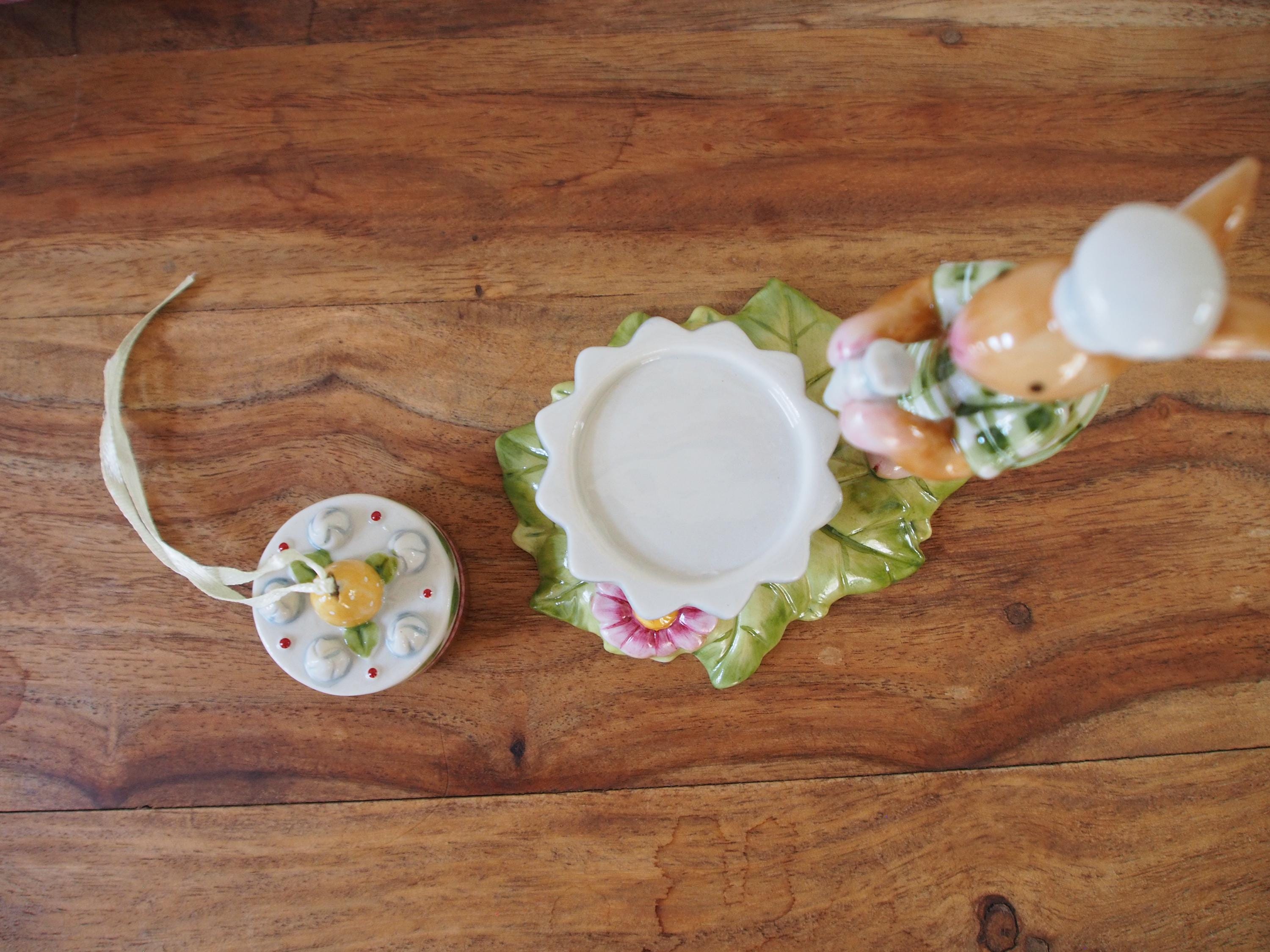 Villeroy & Boch Bunny Family Ornament | Bunny Boy Decorating a