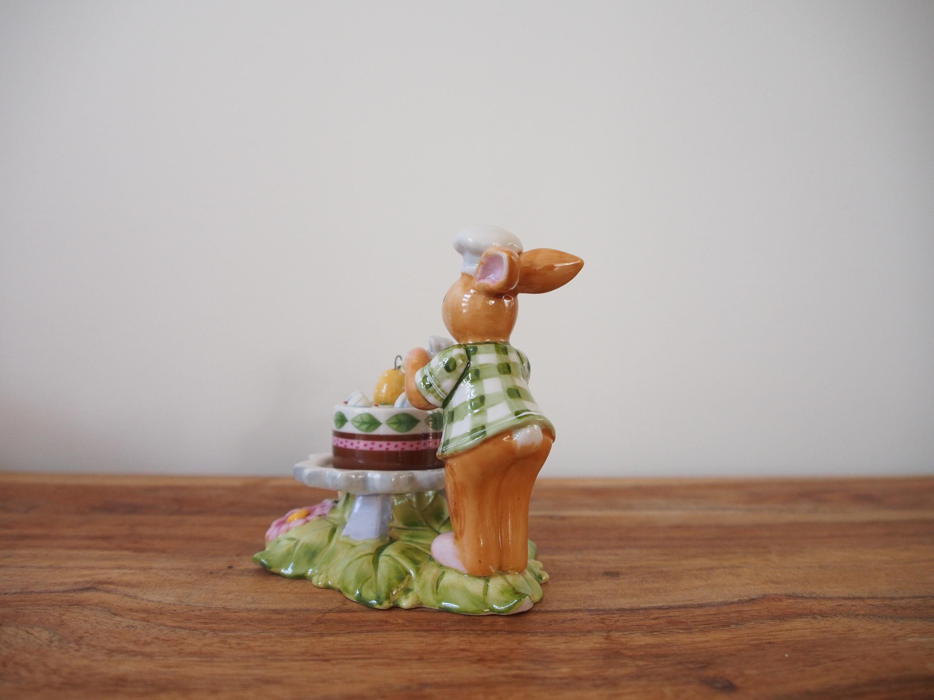 Villeroy & Boch Bunny Family Ornament | Bunny Boy Decorating a