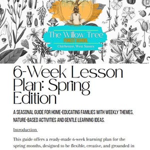 Home education 6 week spring lesson plan