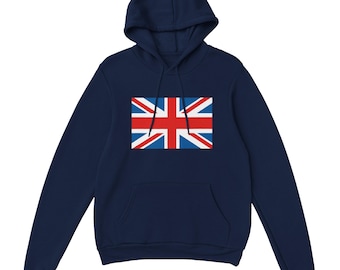 Union Jack Full Zip Hooded Sweatshirt | United Kingdom Flag Zip