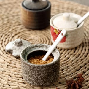 Spice Jar, Seasoning Pot, Salt Container, Salt And Pepper, Kitchen Storage, Ceramic Dinnerware, Salt Pot, Seasoning Jars, Seasoning Jar