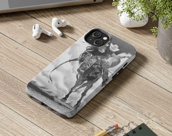 Phone Cases, Cowboy Design, Tough Protection, Gift for Him, Ranch Decor, Durable Style