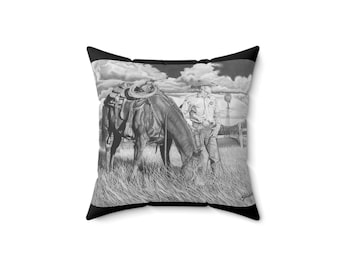 Decor Pillow, western style, farmhouse, cowboy  life
