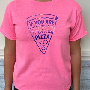 Camiseta de pizza divertida para amantes de la comida: camiseta gráfica unisex