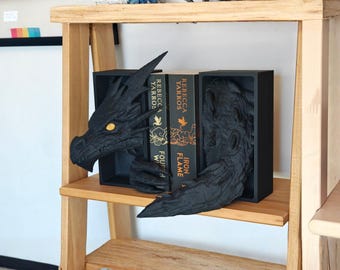 Sujetalibros de dragón / Fourth Wing Tairn / Sujetalibros de fantasía impresos en 3D / Regalo para amantes de los libros